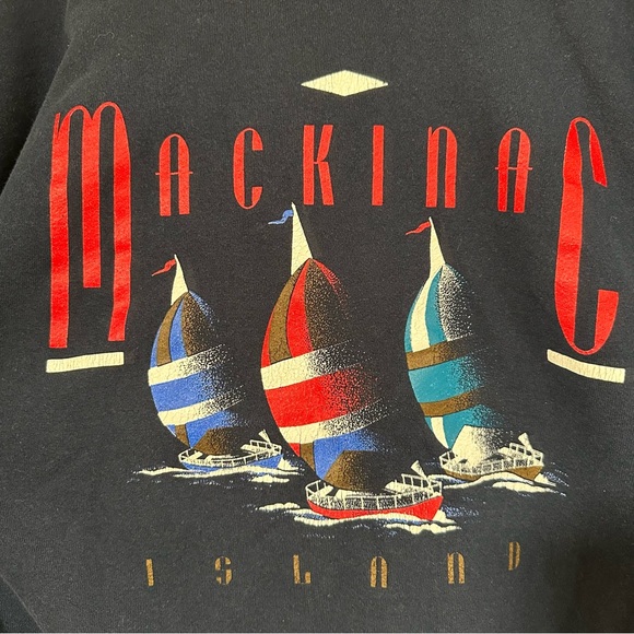 VTG Mackinac Island Crewneck Sweatshirt - XL - Picture 2 of 8